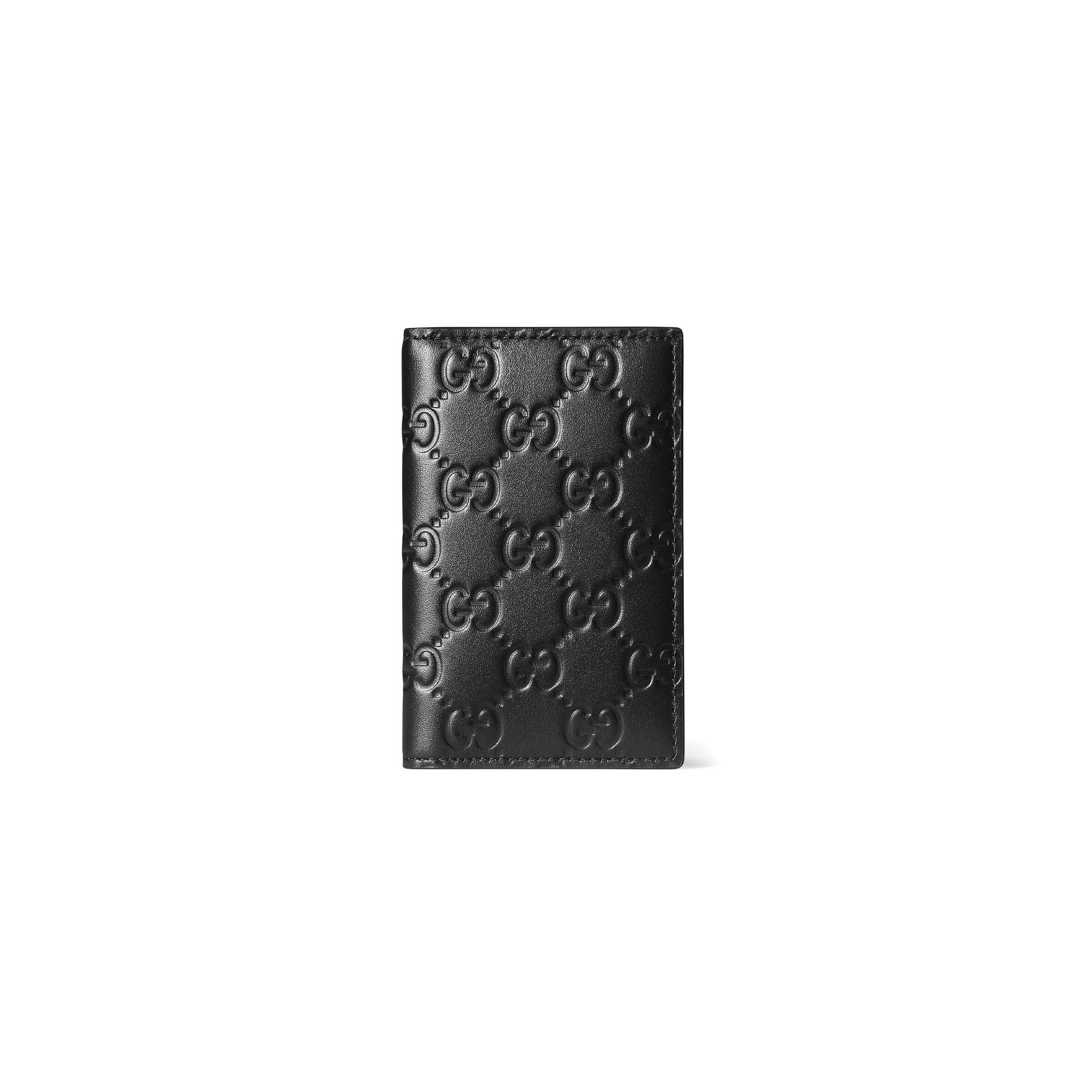 GUCCI GG EMBLEM CARD CASE 850183 (12*7.5cm)